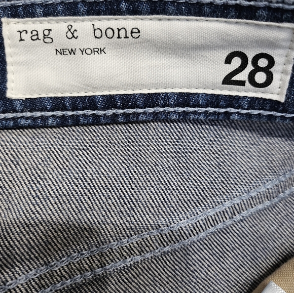 rag & bone Blue Flare Jeans - Picture 5 of 7